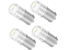 Conjunto De 4 Lâmpadas Led Intermitentes Para Maior Visibilidade E Fácil Substituição.