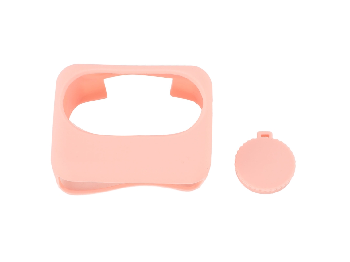 Funda De Silicona Para Cámara De Acción Go 3s Con Protector De Lente, Antidesgarros, Ideal Para Viajes Al Aire Libre, Color Rosado