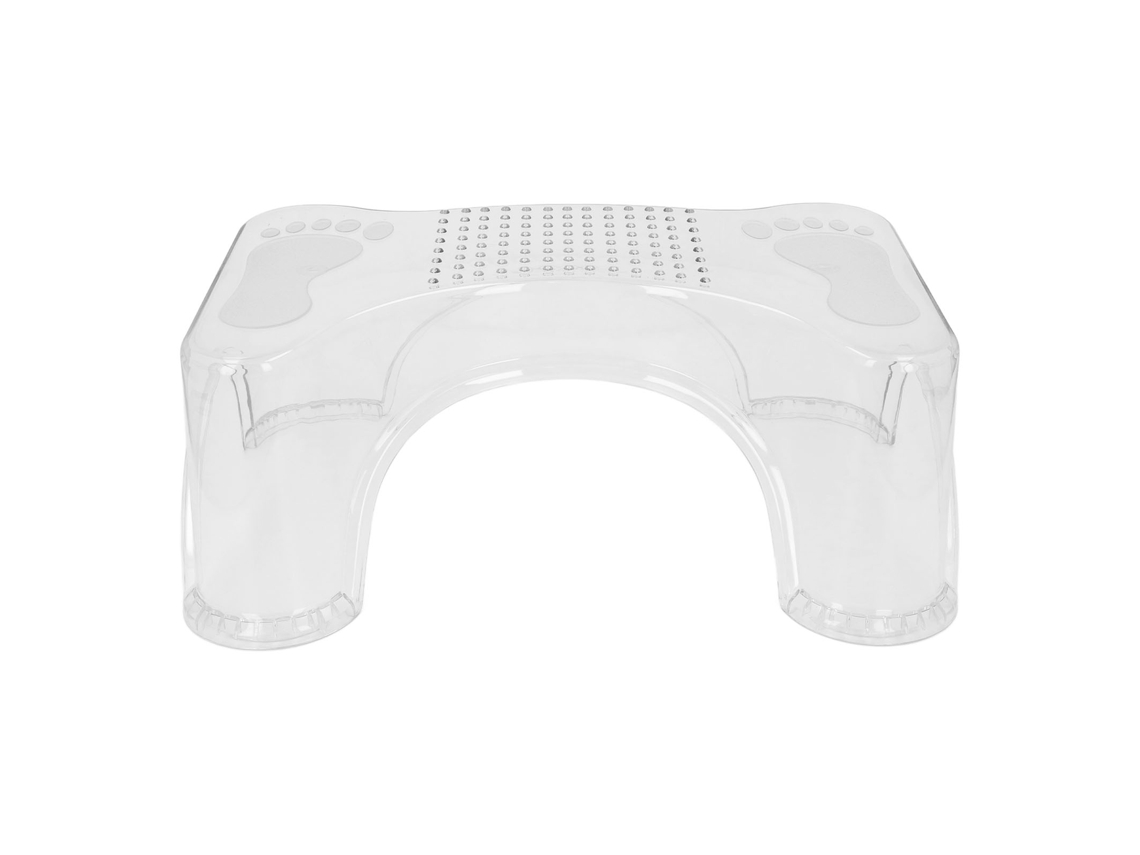 Mali escada Sanitária Infantil Anti derrame Pet Espessada para Vaso Sanitário Casa Escritório Transparente