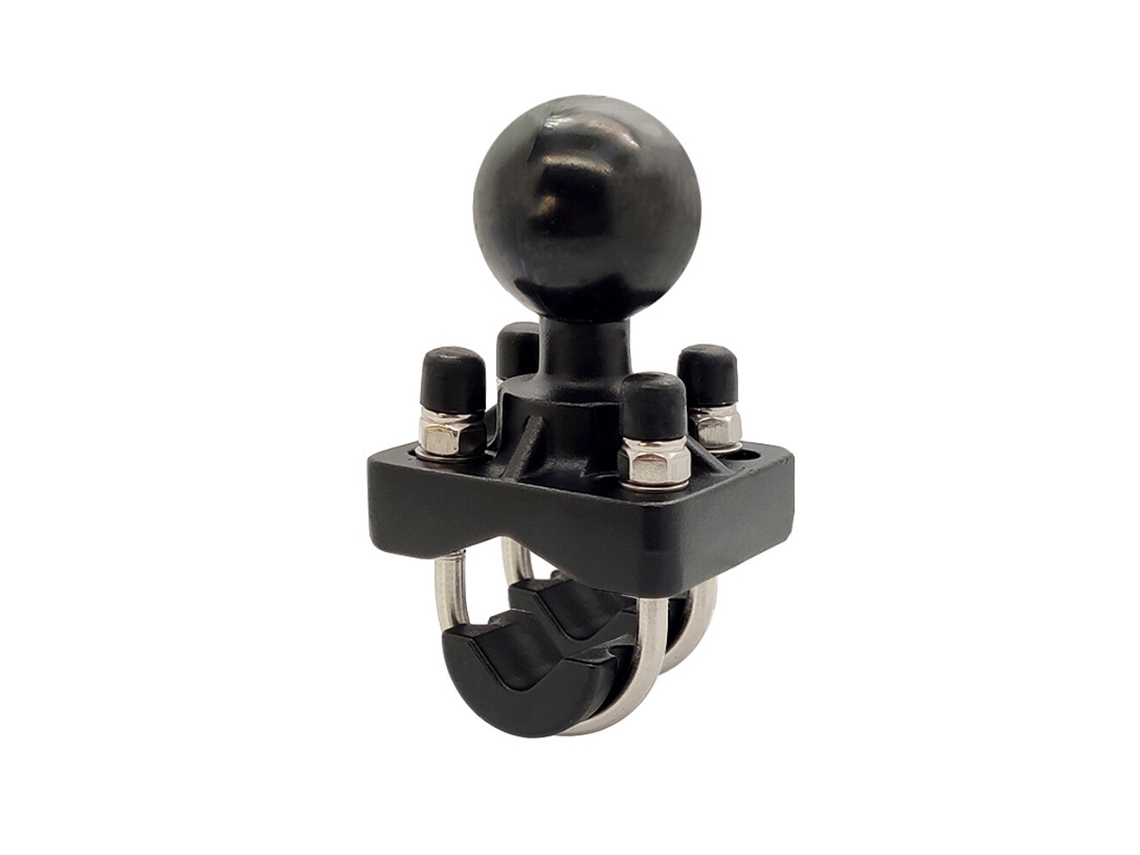 Base de Montagem com Fixação por Parafuso em U Duplo para Guiador de Motos/bicicletas para Câmaras (1,5 Polegadas)
