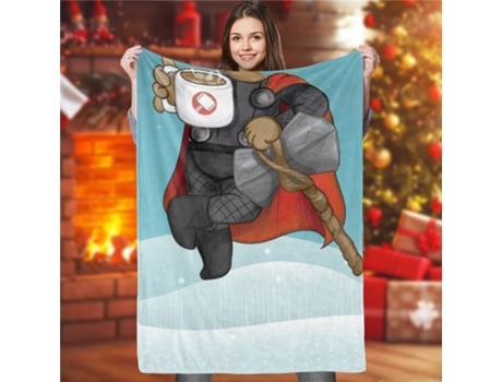 HYMNORA Cobertor de Natal macio e respirável, tecido suave para a pele, lavável à máquina, impressão nítida, anti-escaldante.