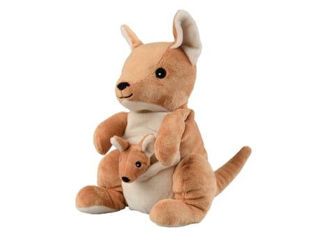 Peluche WARMIES kangaroo hot water bottle plush (Idade Mínima Recomendada: 1 ano)