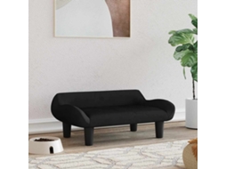 Vidaxl Cama 70x40x24 Cm Veludo Preto