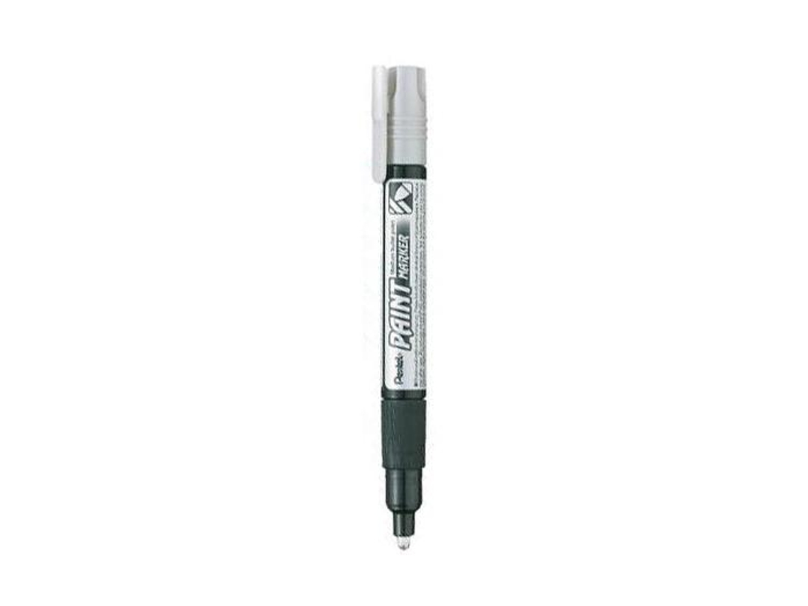 Marcador Pentel Mmp20 Paint Vidro E Plástico Prata