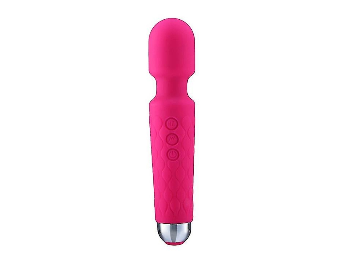Vibrador De Varinha, Poderoso Massageador De Varinha Elétrico Pessoal Para Mulheres - 20 Modos De Vibração E 8 Velocidades (rosa)