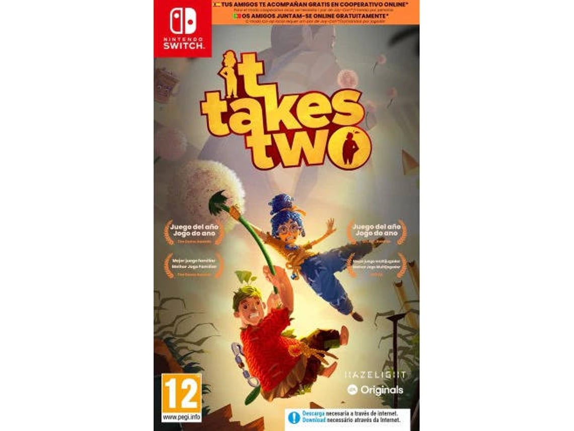 Jogo Nintendo Switch It Takes Two (Código de Descarga na Caixa)