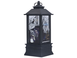 Lanterna de Halloween com Led Chama de Velas | S/MARCA