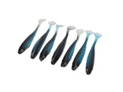Lure Soft Bait (long Casting, Lifelike) 10cm/5.5g 7pcs T-tail Fish Lure Silicone Soft Worm 1