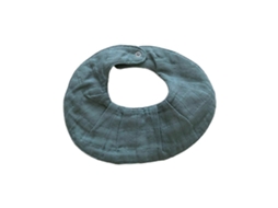Bandana de algodão Babador Musin para bebês com botão de pressão, cor sólida, pano absorvente para bebês, ideal para amamentação de recém-nascidos, toalha para saliva.