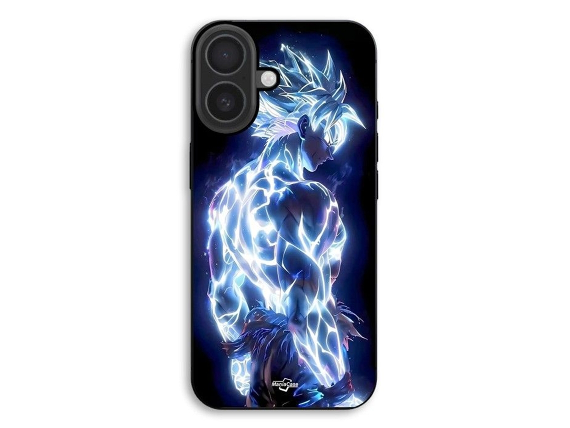 Capa Para Iphone 17 Dragon Ball Z Goku Instinto Superior Brilhante