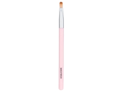 Pincel labial portátil e macio, pincéis de maquiagem profissionais, ferramentas de beleza rosa para salões de beleza e uso doméstico.