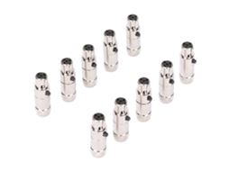 Lurelia Conector Xlr Mini Xlr Macho/fêmea, Áudio Para Microfones, Mixer, Amplificador E Colunas Ativas
