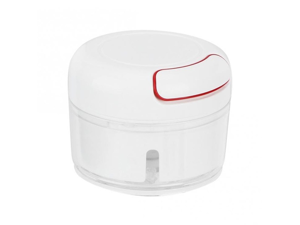 Picador E Triturador De Alta Velocidade Para Cozinha, Manual, Moedor De Carne, Cortador De Frutas E Vegetais, Branco