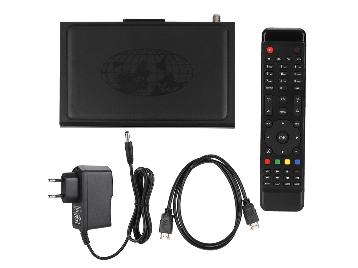 Caixa De Tv Digital Inteligente Dvb S/s2 E Iptv Com Wifi Integrado