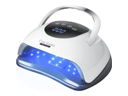 Secador De Esmalte Profissional, Lâmpada Led Uv Para Esmalte Em Gel 220w Rápido 57 Contas De Lâmpada Sensor Automático - Branco