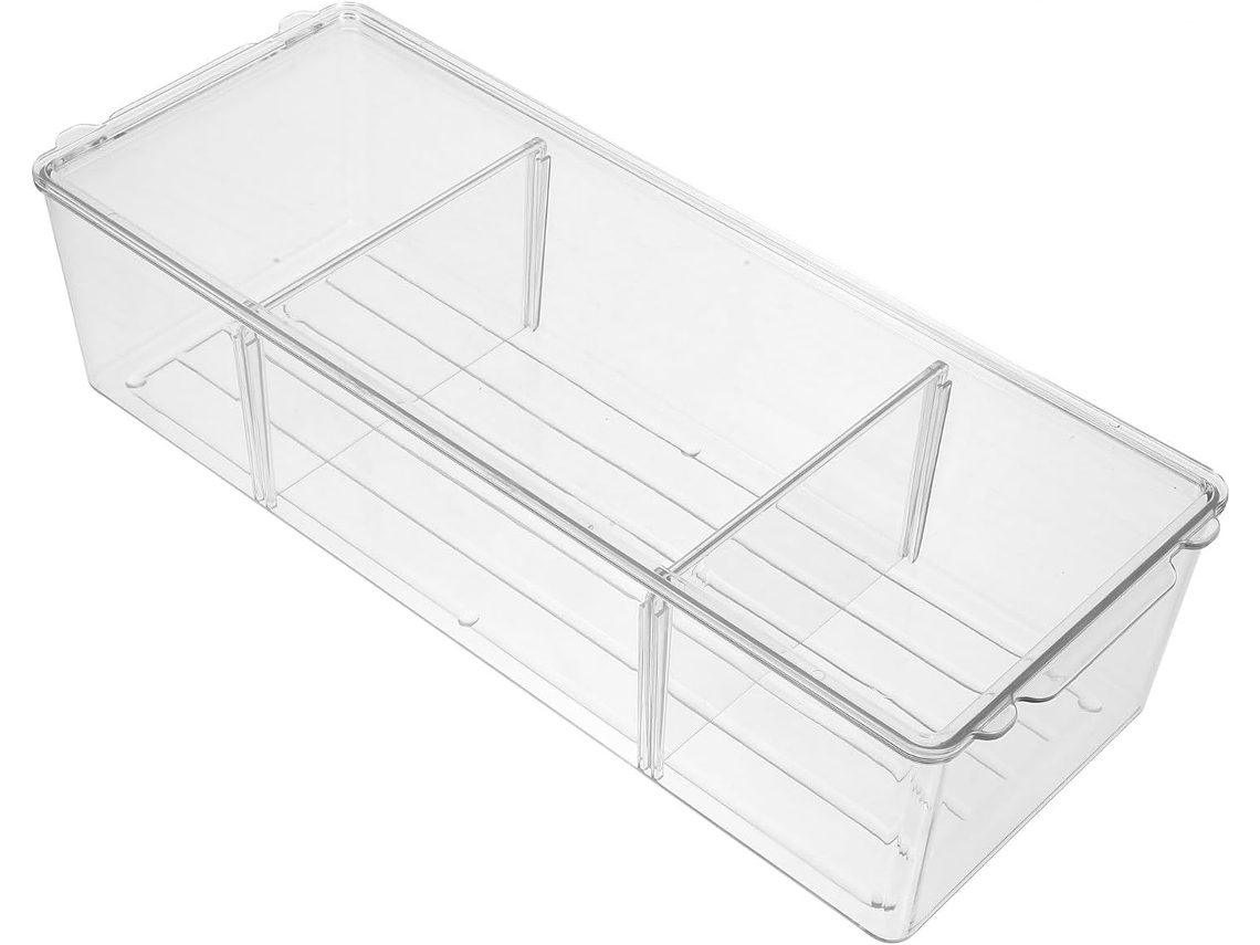 Organizador De 3, Transparente, Prático.