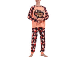 Laxiscreed Pijama De Algodão Com Carinha Lumiosa Para Halloween, Meninos, Meninas E Bebés, Tamanho 9-12m