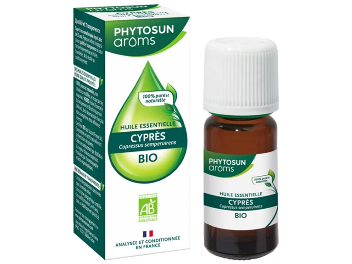Cipreste Cupressus Sempervirens Bio 10 Ml PHYTOSUN ARÔMS