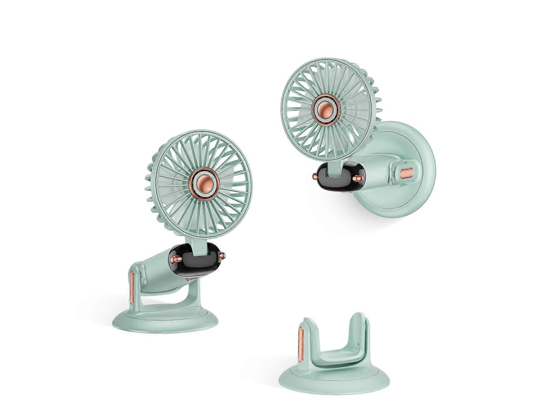 Ventilador De Mesa Portátil Dobrável Com Rotação De 360 ​​graus Mini Ventilador Portátil Recarregável Montado Na Parede