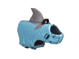 Chaleco Salvavidas Para Perros Verano Con Mango Reflectante Ajustable Para Bulldog Labrador Surf Natación M Azul Bebé