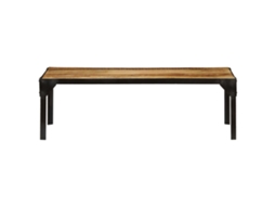 Mesa de Centro MAISON EXCLUSIVE em Madeira de Mangueira e Aço (110 cm)