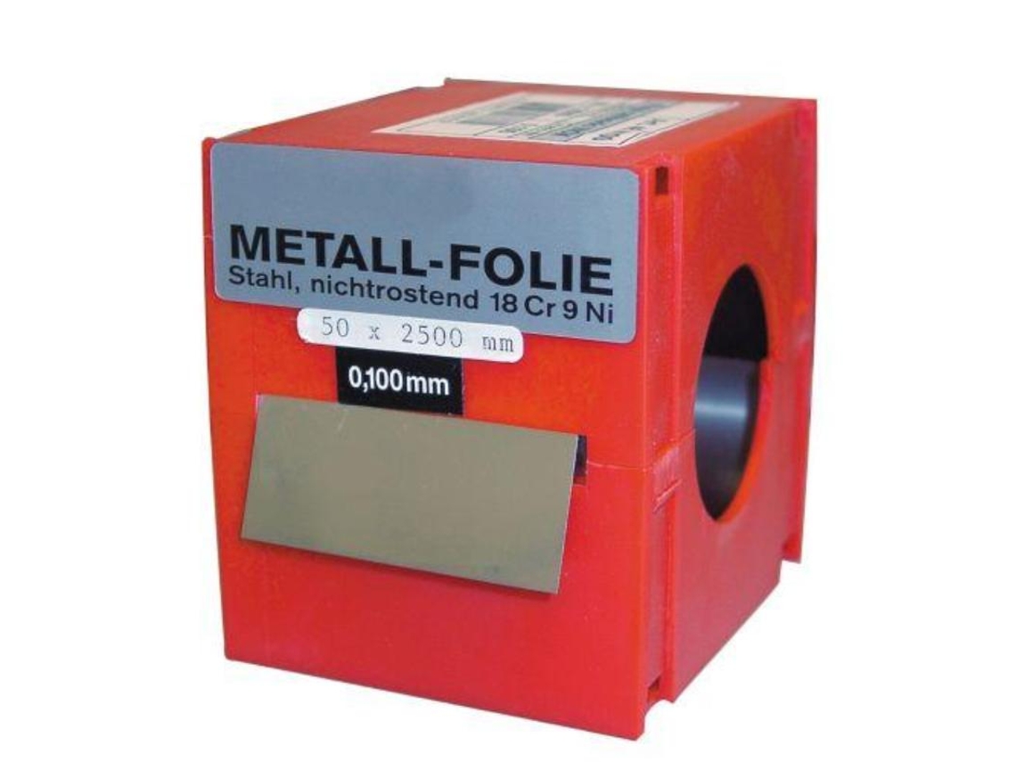 VOGEL-464500 - Rolo de fita calibrada 2,5 m x 50 mm em aço inoxidável (espessura 0,5 mm)