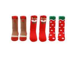 3 Pares de Meias de Natal ALLINLESS