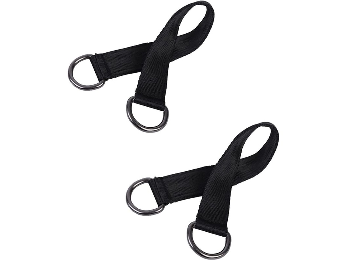 Kit De Correias Para Balanço De Árvore, 2 Correias Curtas 25cm De Nylon Resistente (suporta 200kg) Para Balanços E Rede De Dormir