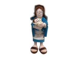 2026 muñeco de Peluche de Jesucristo Y La Virgen María, Juguete Religioso, Regalo de Navidad Salvador