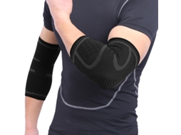 Laolikes 1pcs Cotoveleira Elástica De Suporte Para Academia Esportes Protetor De Cotovelo Absorve Suor Manga De Braço Para Basquete Cotoveleira