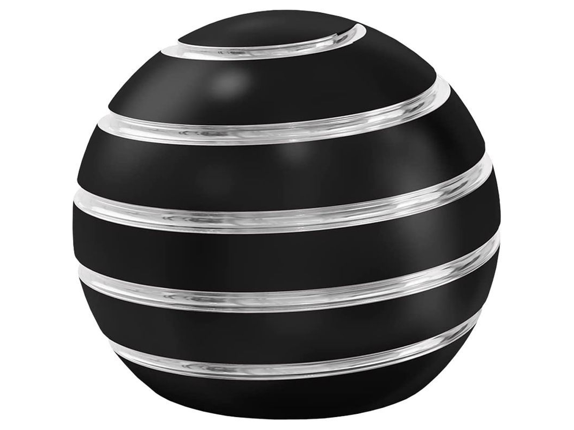2026 juguete Giratorio Antiestrés Con Bola de Metal para Adultos, Color Negro.