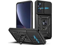 Lurelia Capa Antichoque Para Xiaomi 12 / 12x 5g, Anel Suporte E Proteção De Câmara