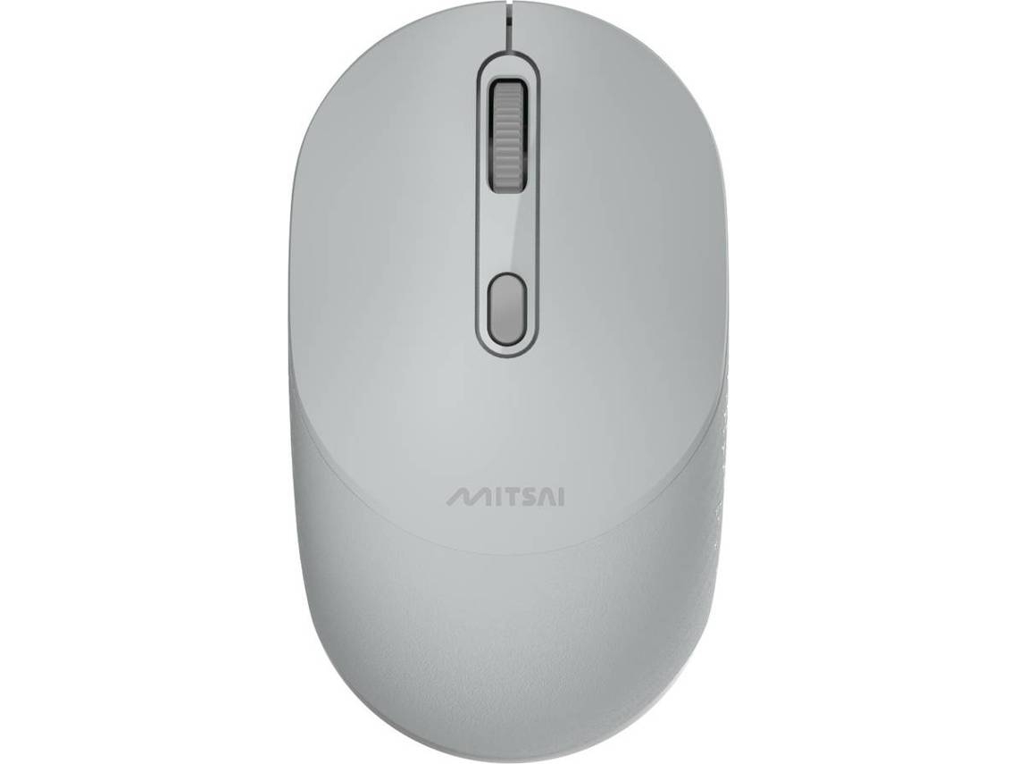 Rato MITSAI Portable (Outlet Grade A - Wireless - Casual - 1600 dpi - Cinza)