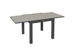 Mesa De Jardim Mesa Externa. Resistente Ao Clima. 162 X 80 X 75 Cm. Cinza