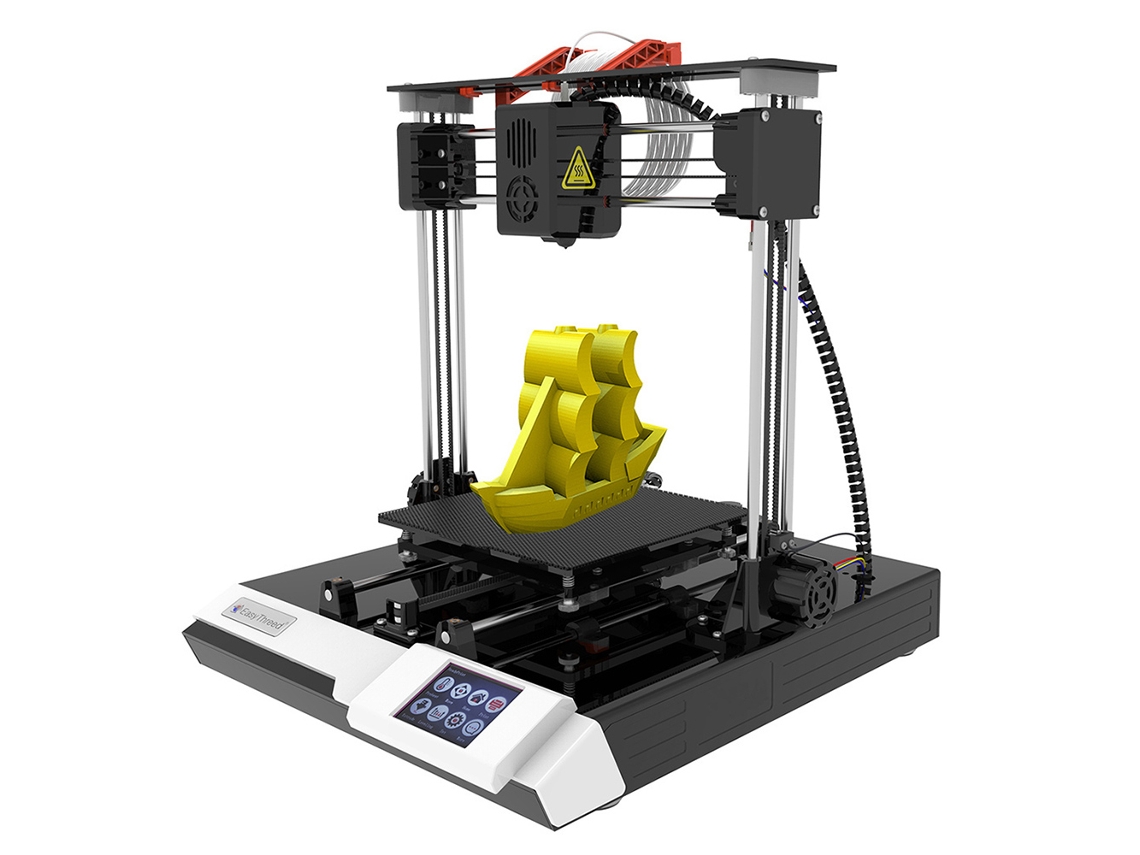 Impressora 3d Easythreed K8 Sunflare (tela Tátil 2,4 E Plataforma Removível)