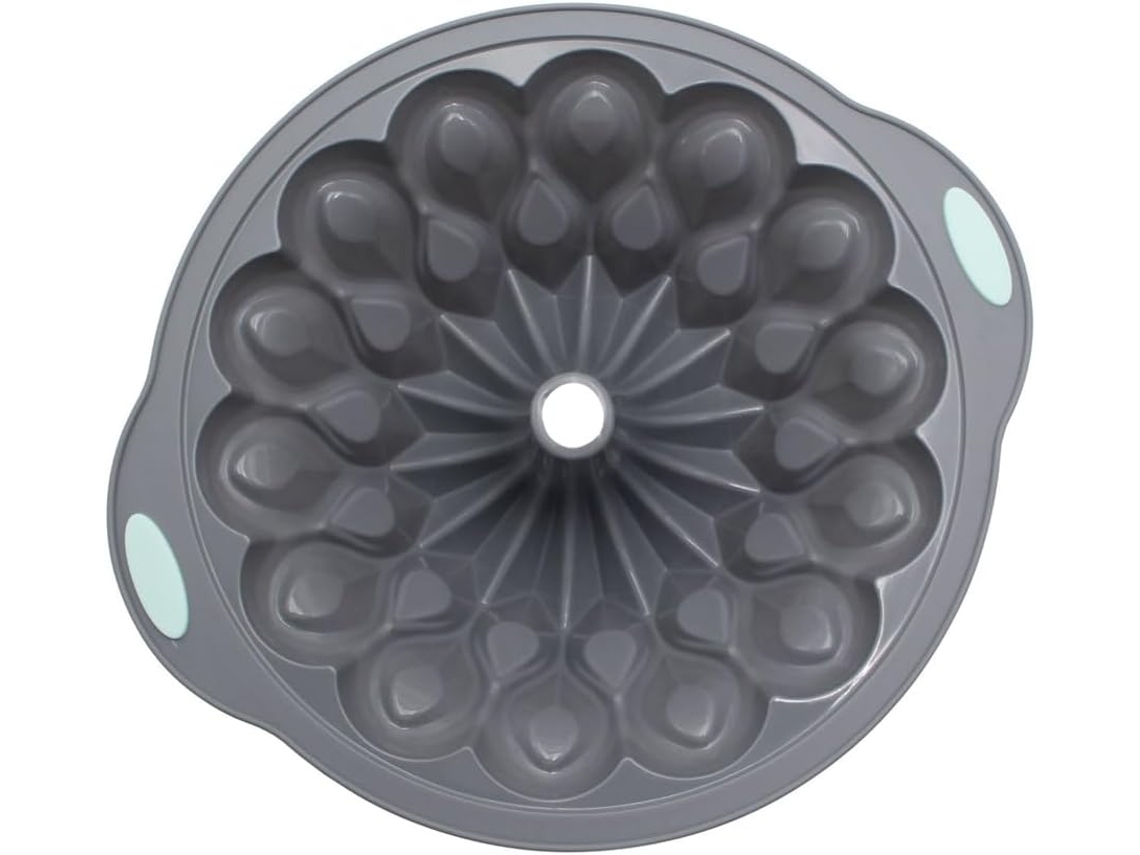 Forma redonda de silicone para bolo (antiaderente)