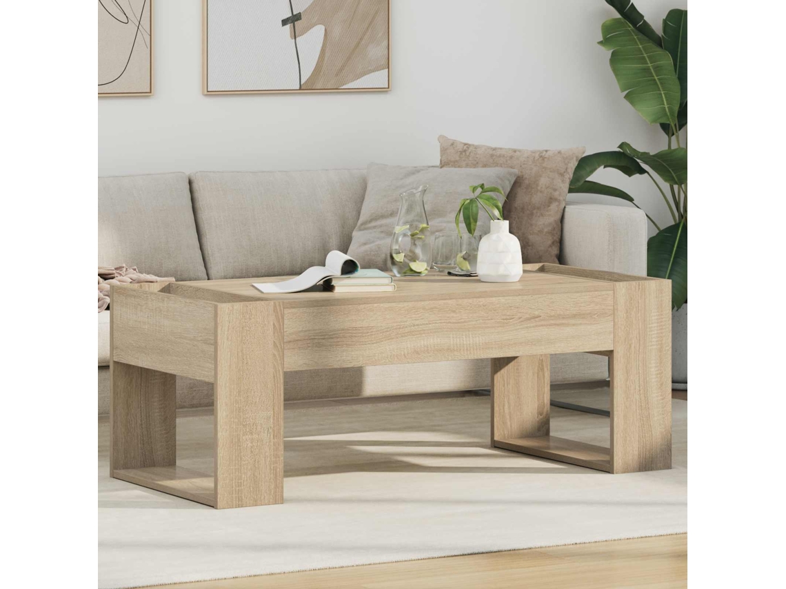 Vidaxl Mesa De Centro Carvalho Sonoma 110 X 50 X 41 Cm