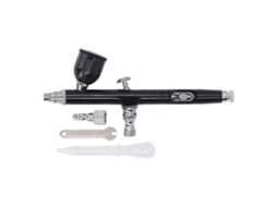 Kit de aerógrafo de 6cc para pintura de modelos, reparo de móveis e confeitaria, diâmetro de 0,3mm