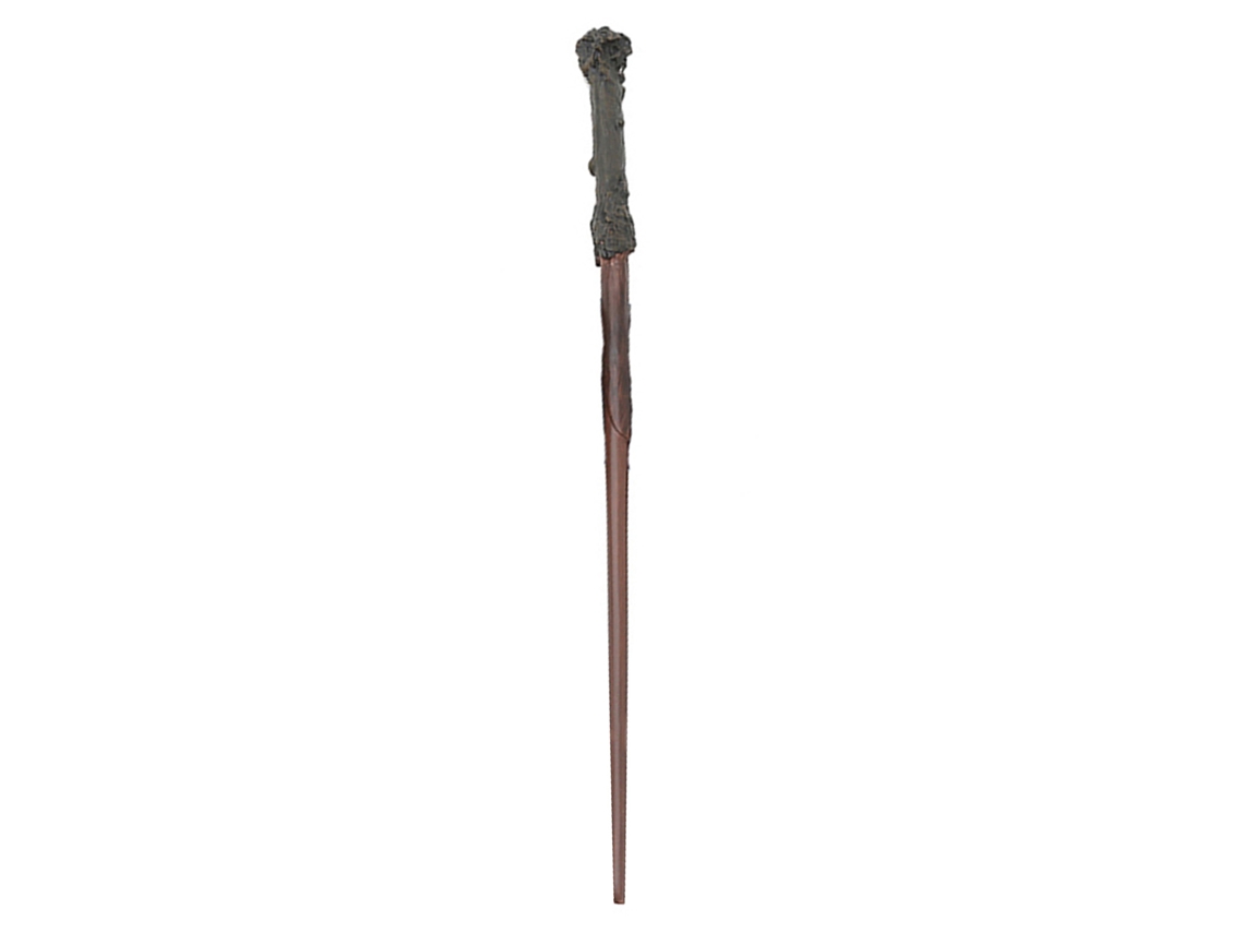 Varinha Mágica de Mago de 15 Polegadas com Textura de Madeira, Durável e Leve, em Resina de PVC, para Cosplay, Festas e Jogos de RPG - Tipo 1