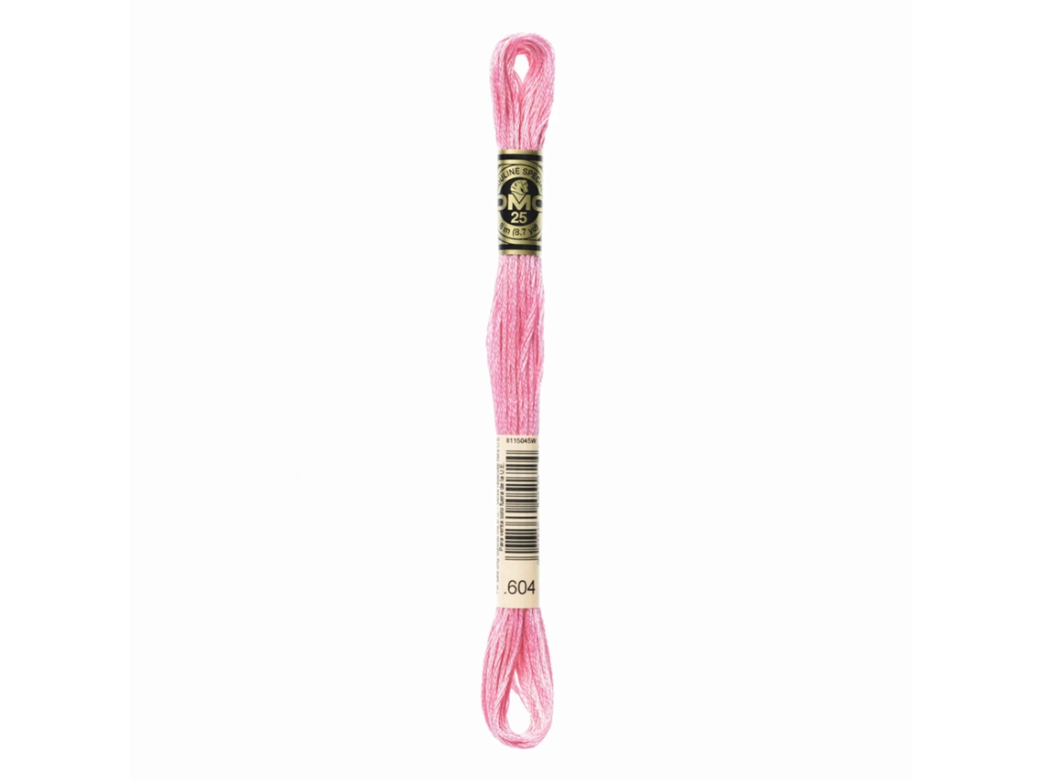 Linha de Bordar DMC Mouline 117Mc Rosa 604