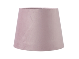 Abajur de Tecido Pequeno Cone Roxo para Lâmpada de Mesa e Piso E27 E14