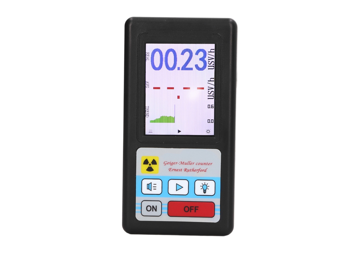 Yuru detector de Radiação nuclear Geiger Counter, monitor com alarme para raios beta, gama e X | S/MARCA