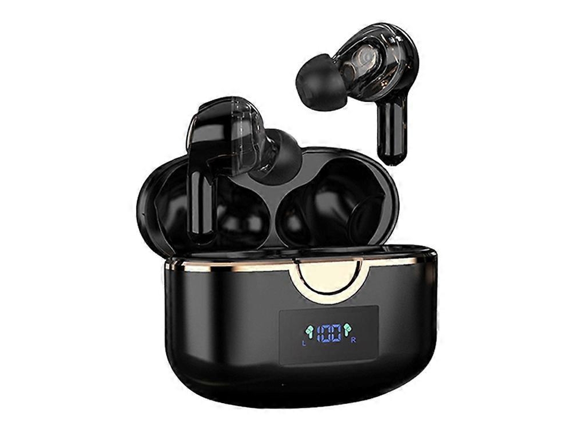 Fones De Ouvido Sem Fio T22 Tws Com Drivers Dinâmicos Duplos, Cancelamento De Ruído, Display Led, Bluetooth, Hifi Ly Ebike