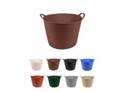 Espuerta De Plástico | Capazo Agrícola 42 L Marrón Pack X30 Uds