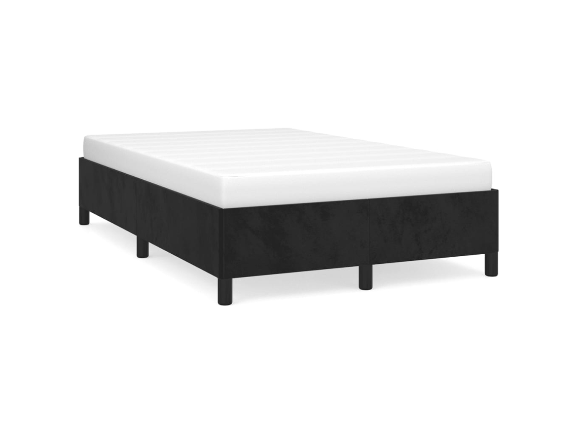 Bed Frame, Bed Frames Vidaxl Preto Veludo (120 X 200 Cm)