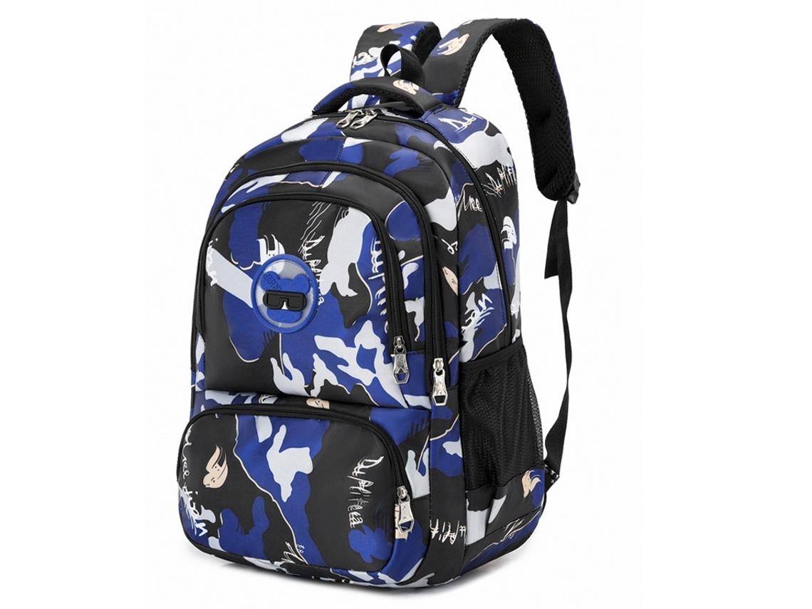 Elysve Mochila Infantil Escolar Azul 17 Polegadas Para Escola