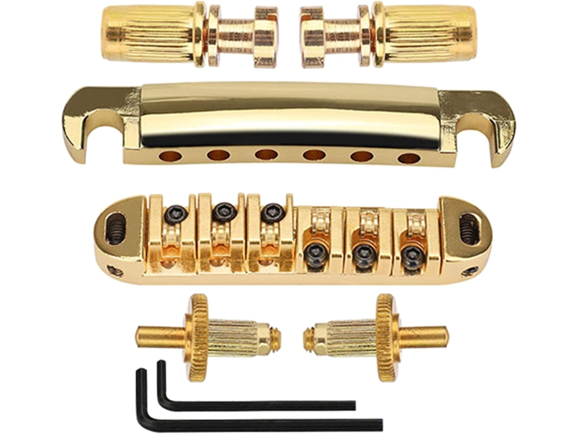 Ponte O-matic Para Guitarra, Saddle Com Roletes E 2 Pinos Para Peças