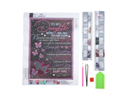 Pintura Com Strass 5d Impressão De Alta Definição 40x30cm Fácil De Usar Muito Durável Ferramenta De Pintura Diy Para Presente Do Dia Dos Pais