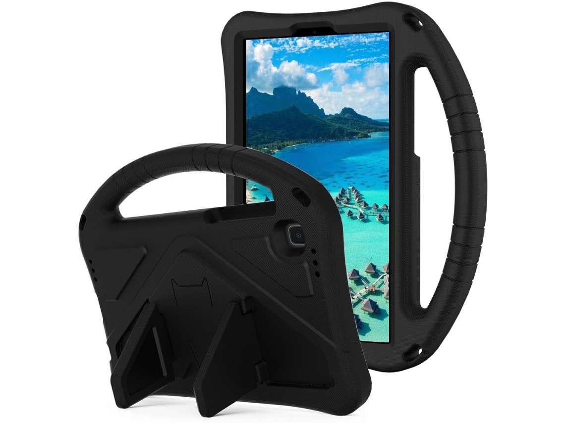 Capa de EVA para Samsung Galaxy Tab A7 Lite 8.7, ideal para crianças, resistente a impactos.