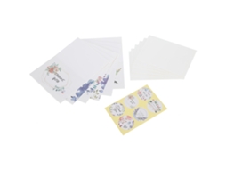 24 Cartões De Saudação Em Branco Com Envelopes E Adesivos Para Presentes Festivos 7x10.5cm Thank You